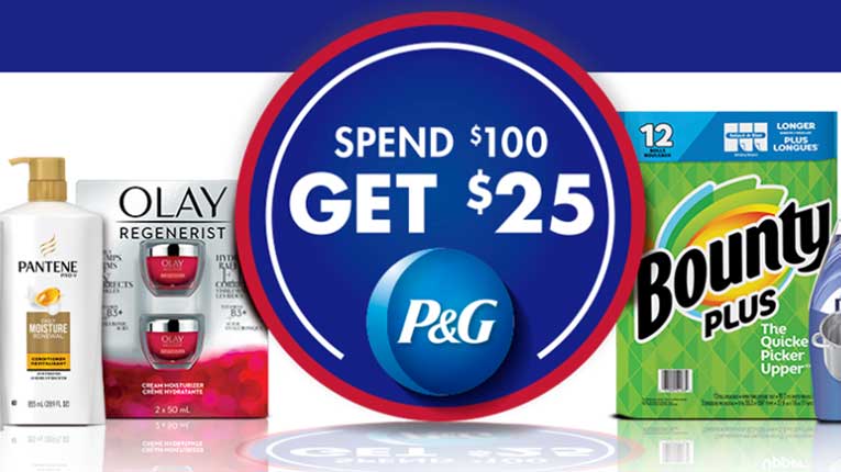 Costco: Spend $100 on P&G Products and Get $25 Costco Cash Card!